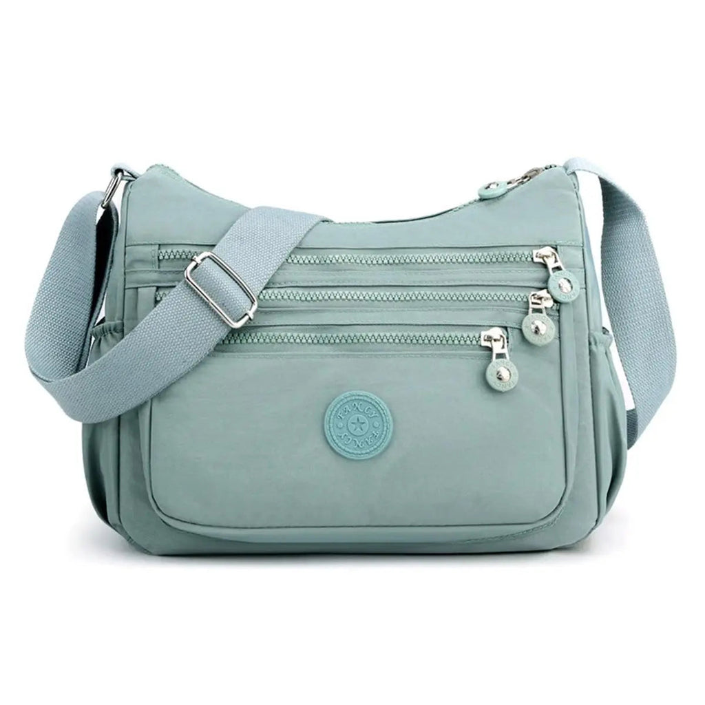 Nylon Crossbody Bag — Lightweight, Adjustable Strap, Water-Resistant, Everyday Carry, Travel Friendly, Secure Zipper