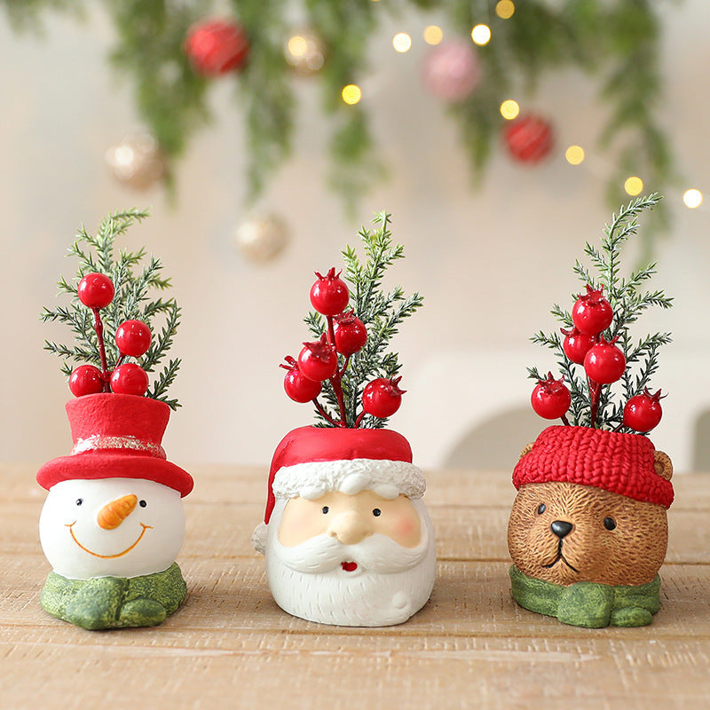 Decorative Christmas figures for festive scenes