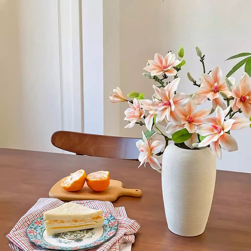 Luxe Ombré Magnolia Tabletop Faux Floral Arrangement