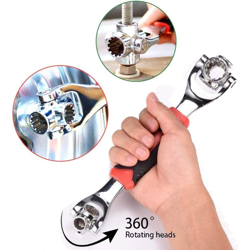 High-Carbon Steel Multi-Wrench