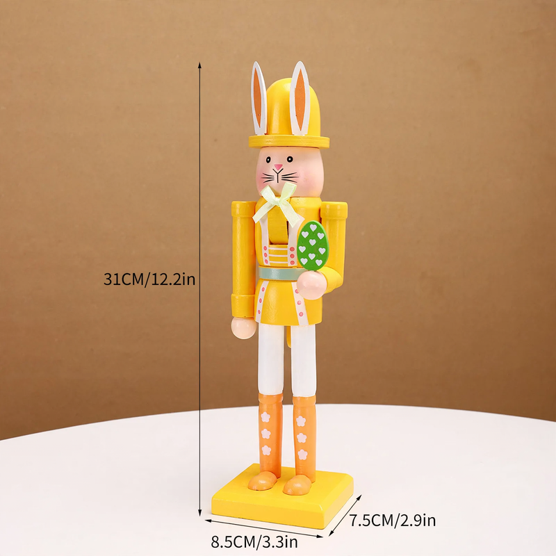 Decorative Easter Nutcracker Figure made of Wood
