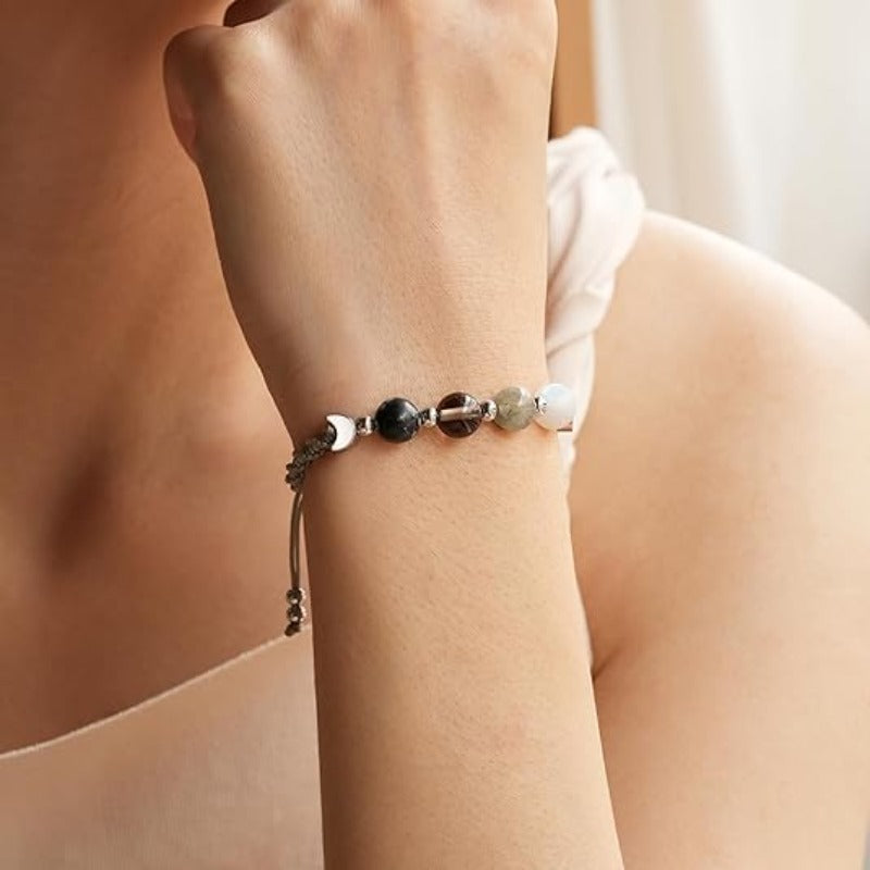 Moon Phase Crystal Bracelet