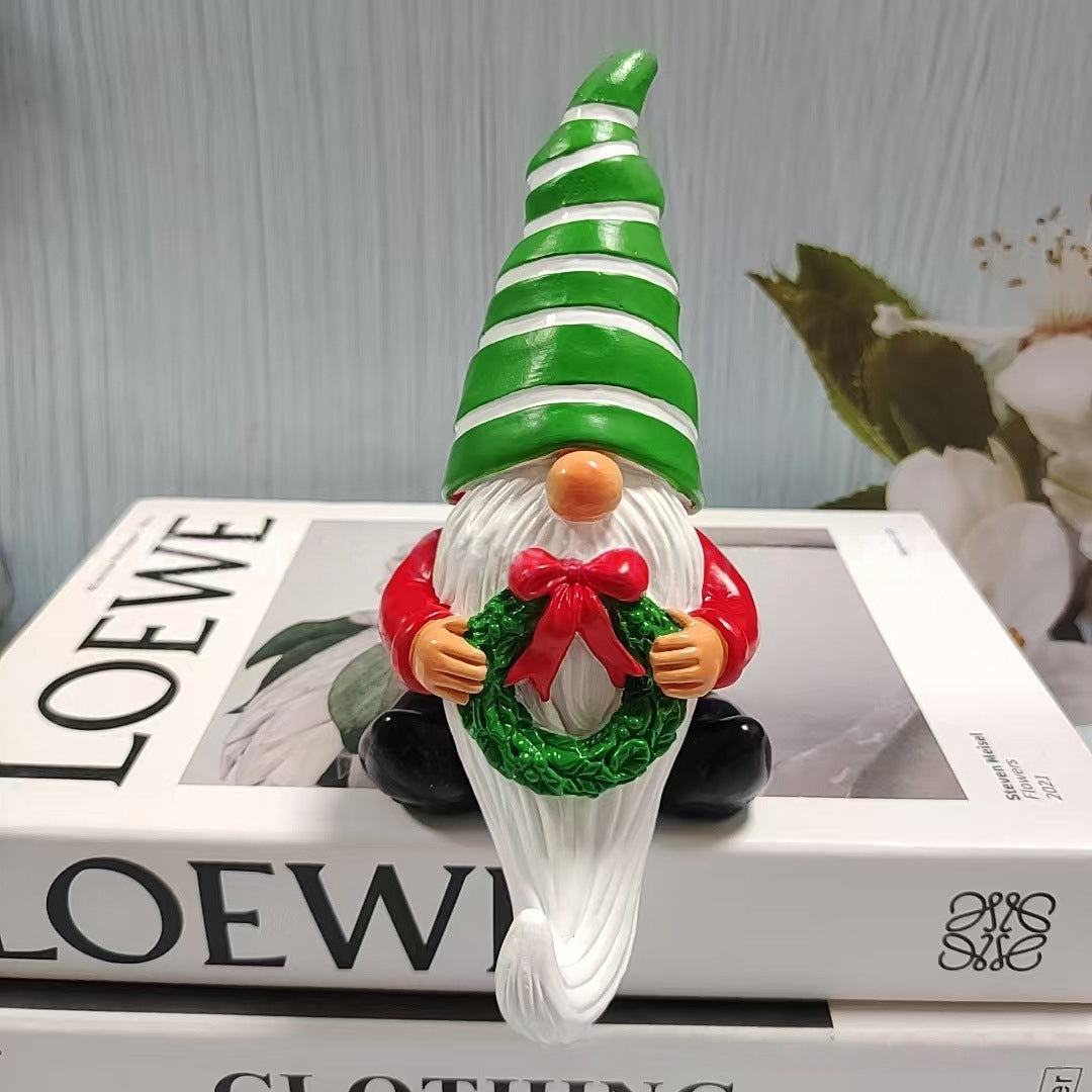 Decorative gnome figure made of resin