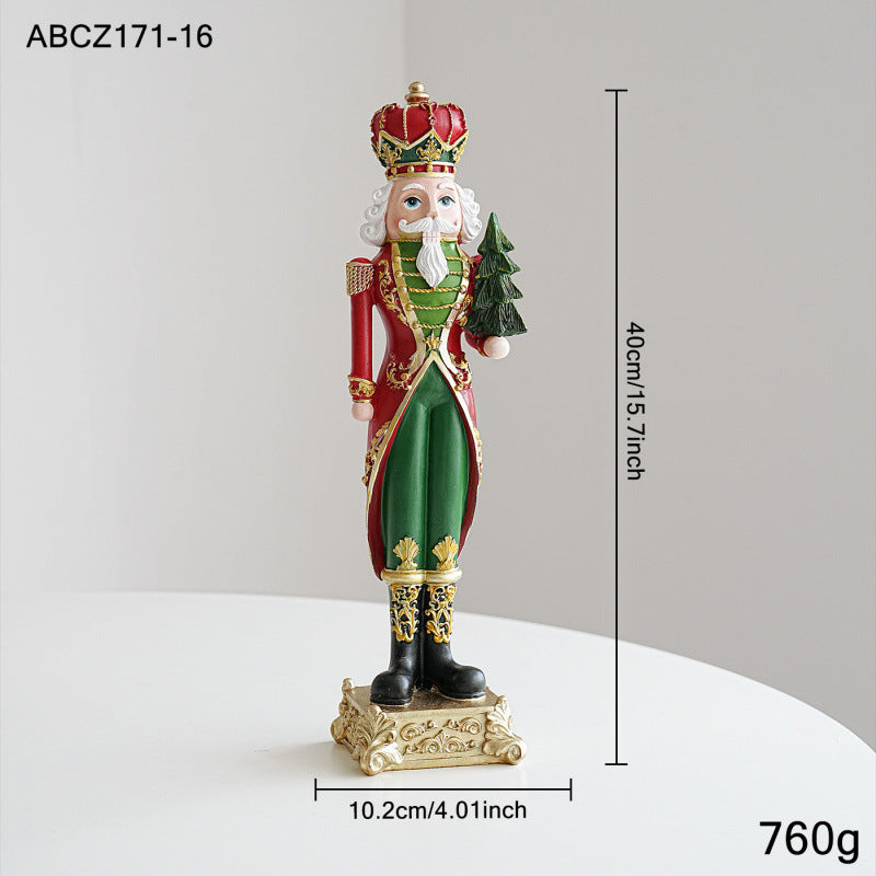 Decorative Christmas figure made of resin