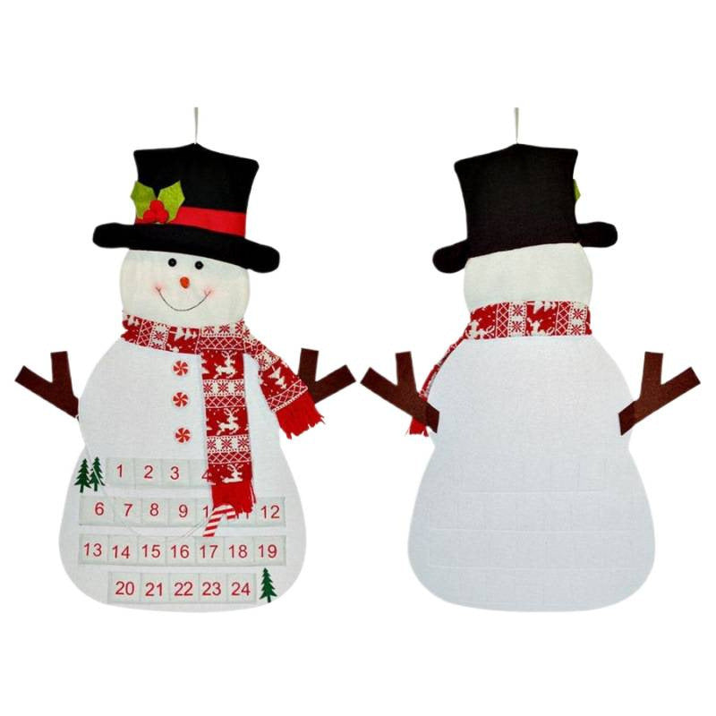DIY Felt Christmas Tree Advent Calendar for Kids