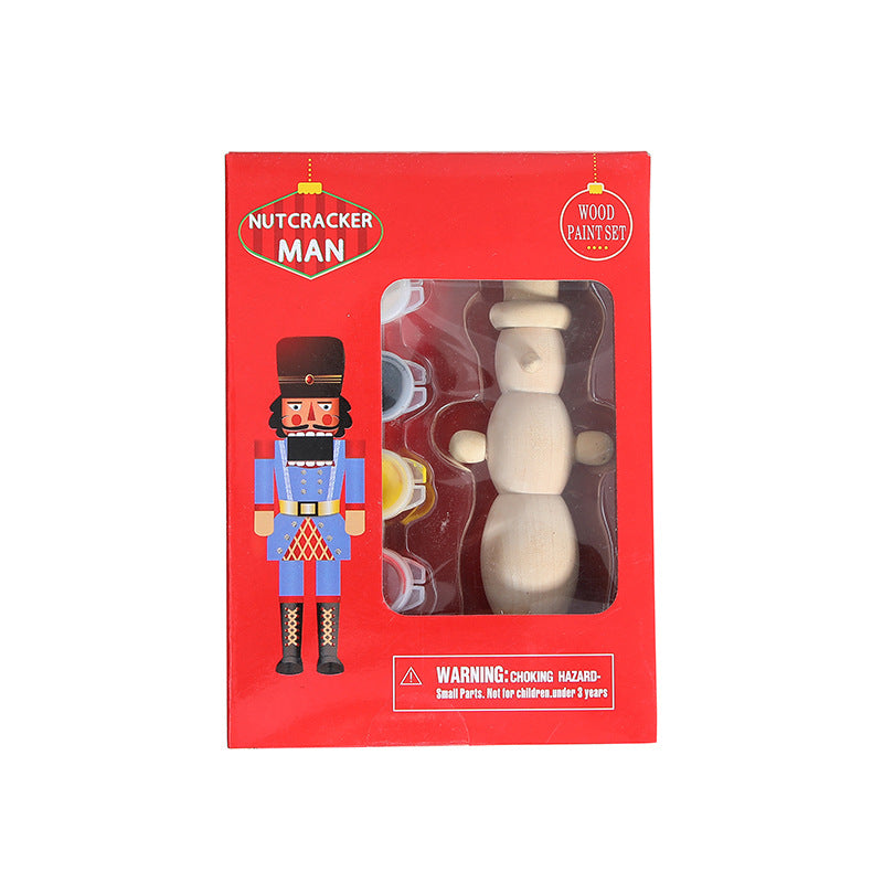 Decorative wooden nutcracker soldiers