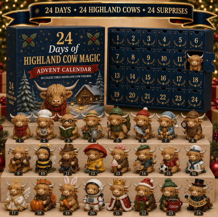 Magical Animal Advent Calendar made of Acrylic