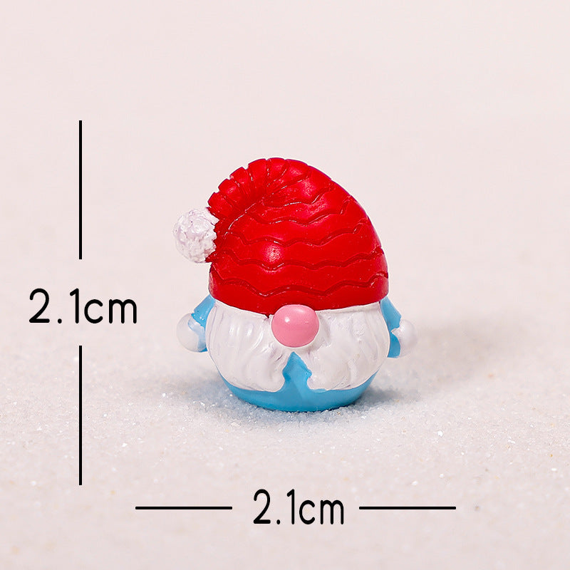 Decorative resin figures for Christmas