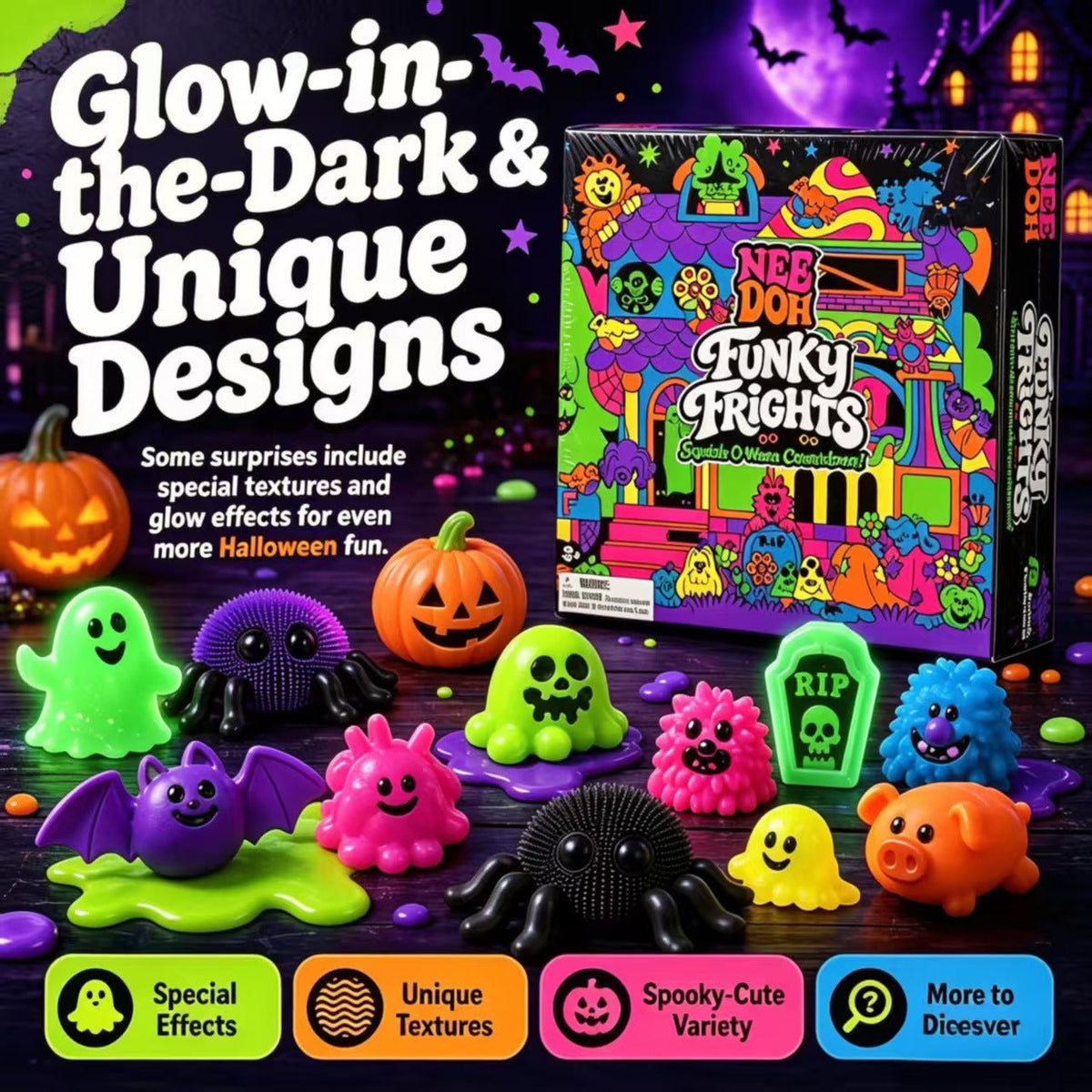Christmas Advent Calendar with Squeeze Toy