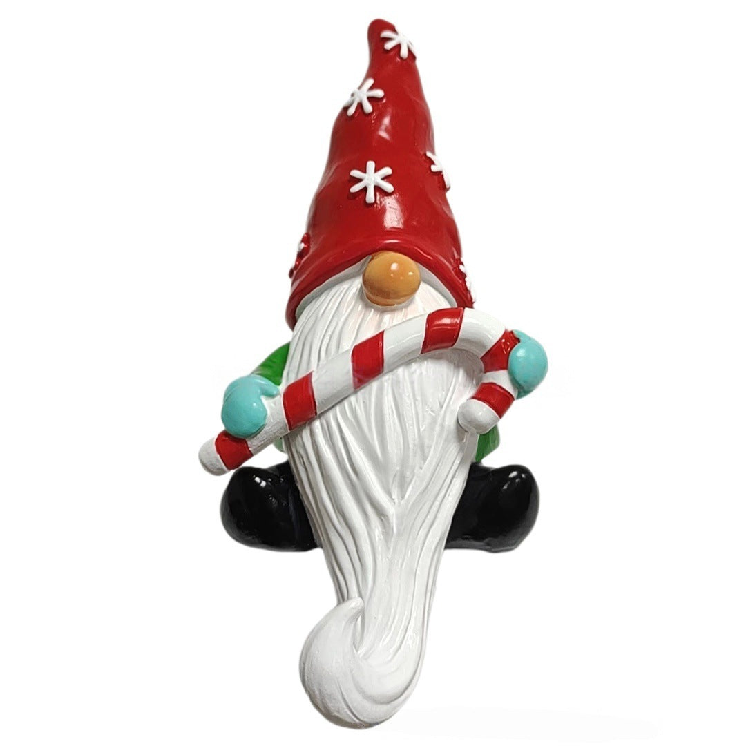 Decorative gnome figure made of resin