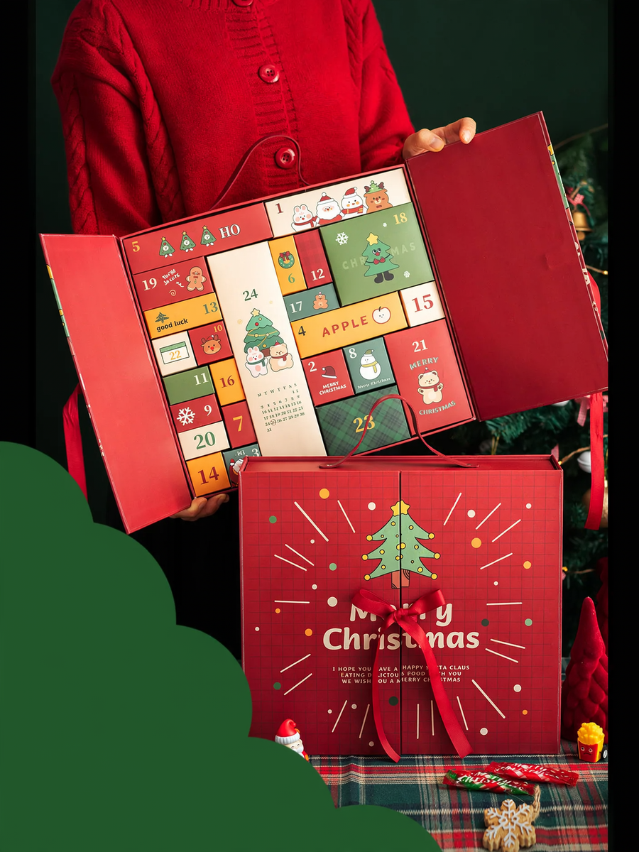 DIY Advent Calendar Gift Boxes, empty