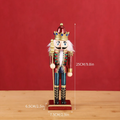 Painted nutcracker soldier made of wood, 25 cm, as a decorative figure