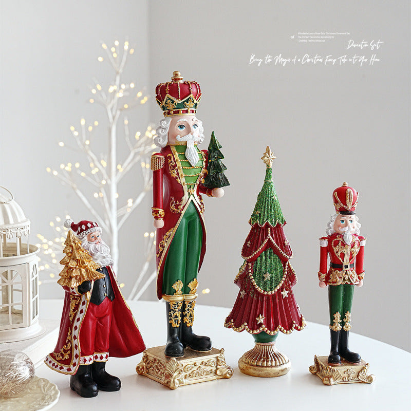 Decorative Christmas figure made of resin