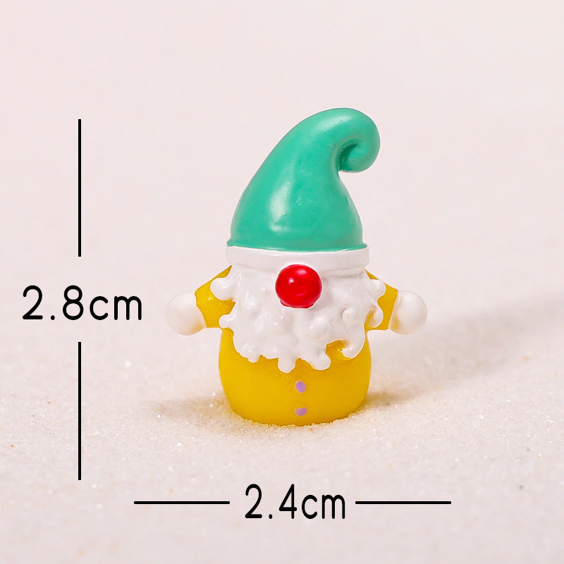 Decorative resin figures for Christmas