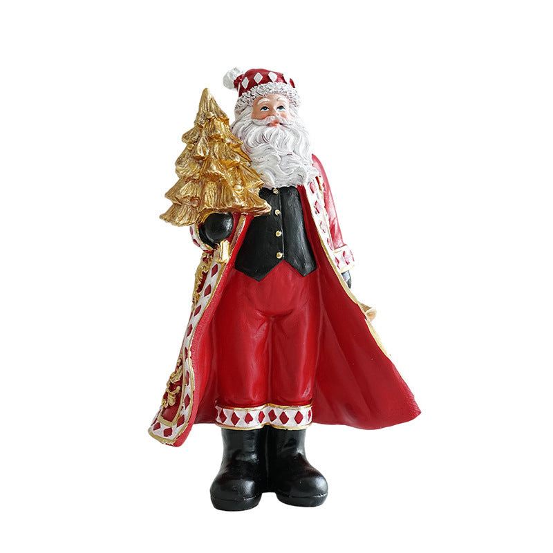 Decorative Christmas figure made of resin