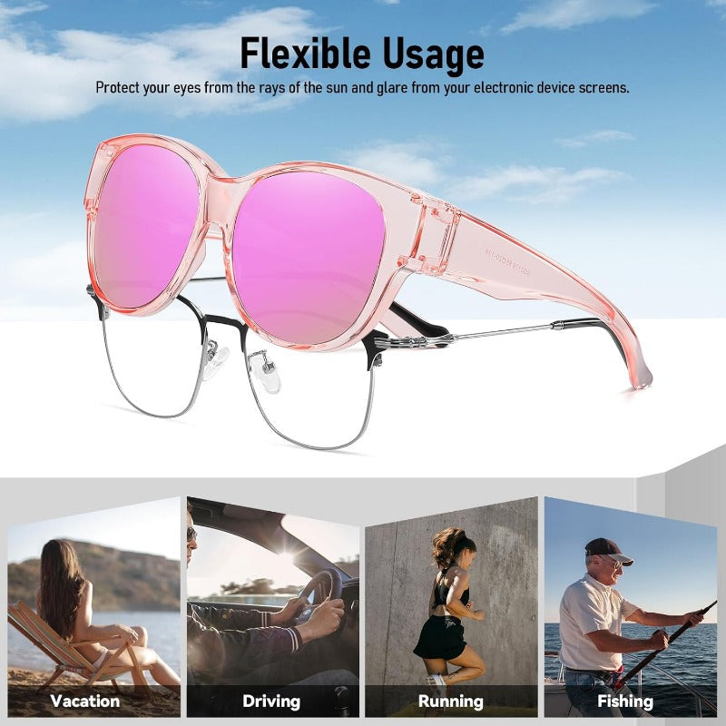 Oversized Wear-Over Shades
