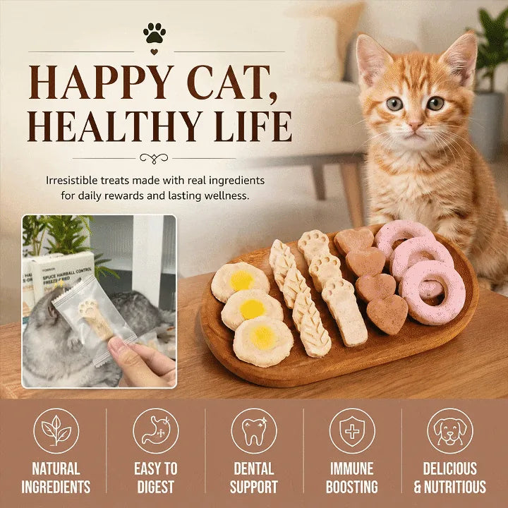 Hairball Control Freeze-Dried Cat Treats