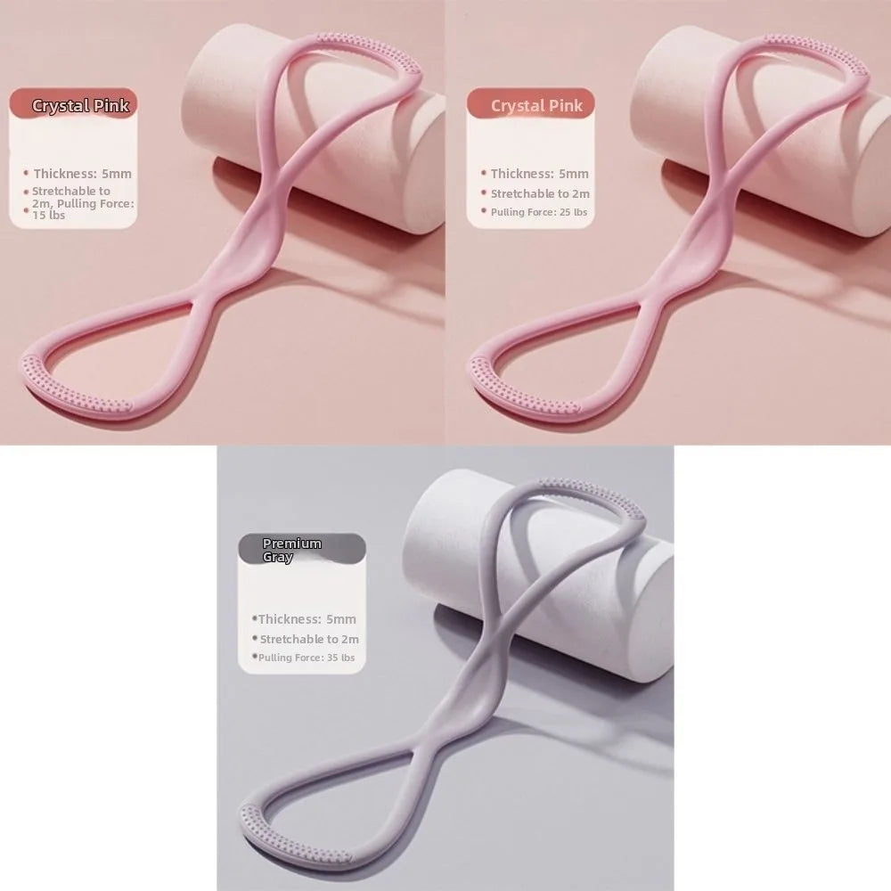 Figure-8 Resistance Band — Heavy Duty, Flexible, Portable, Fitness, Workout, Exercise