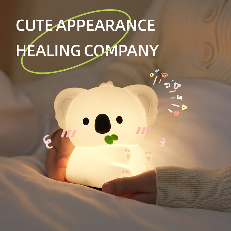 Maetiva® Squishy Silicone Koala LED Night Light - Perfect Gift for Kids and Girls
