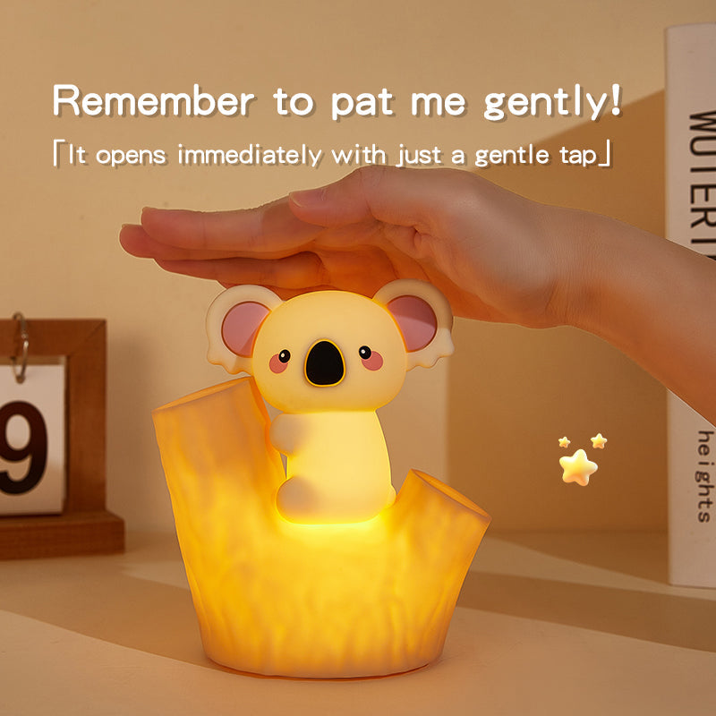 Maetiva® Mini Koala on Tree Branch Silicone Squishy Night Light Cute Perfect Gift