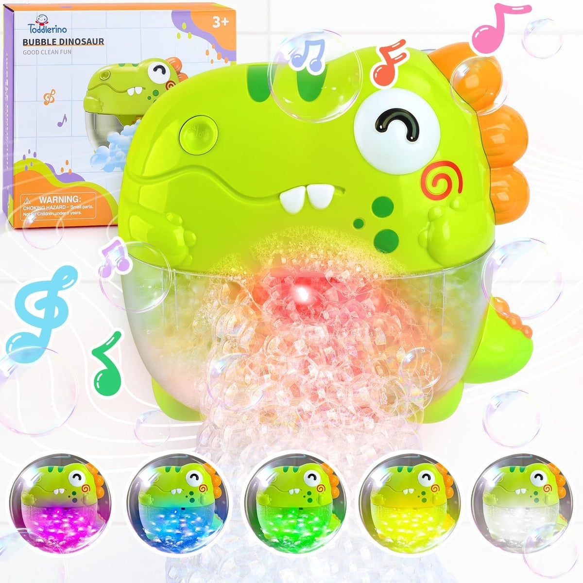 Dinosaur Bubble Bath Buddy