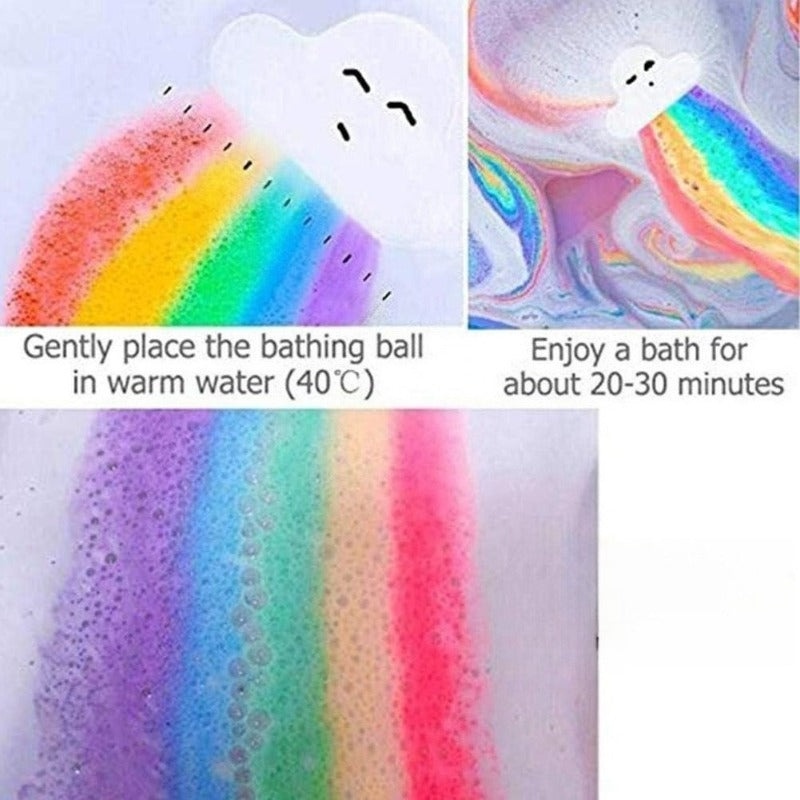 Rainbow Cloud Bath Fizz