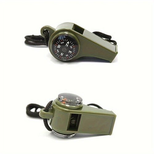 3-in-1 Survival Whistle with Compass & Thermometer – Outdoor Gear