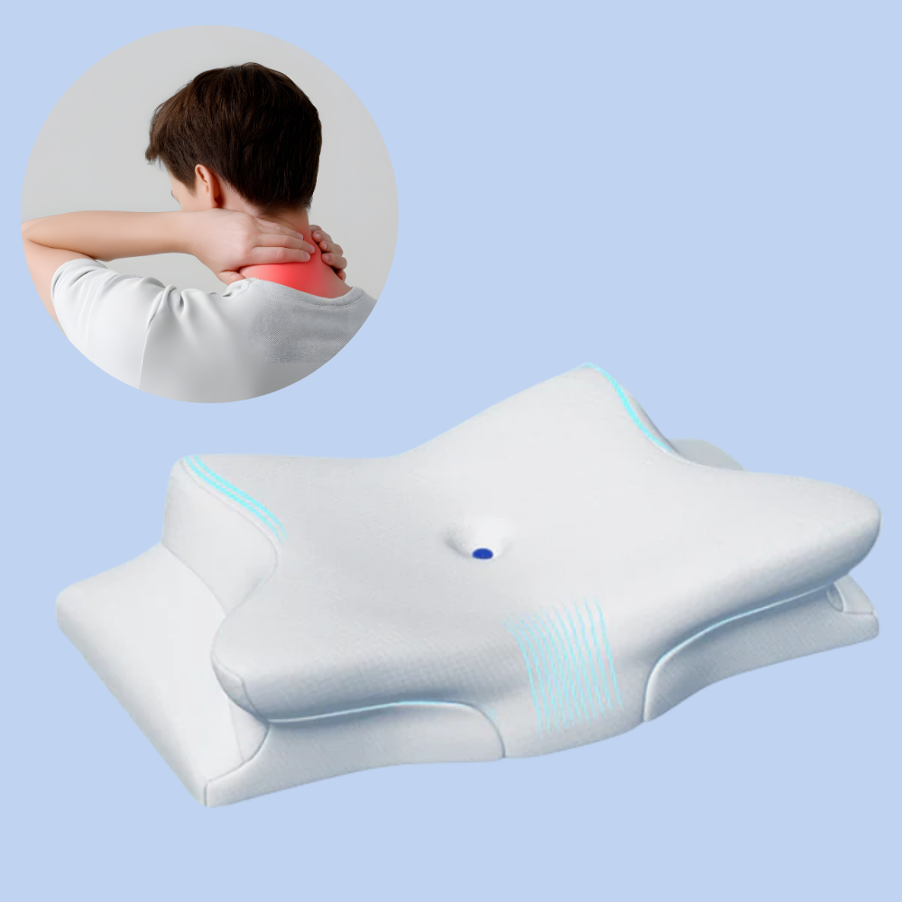 Maetiva | Cervical Pillow for Neck Pain Relief – Orthopedic Memory Foam Neck Support Pillow for Cervical, Shoulder & Back Alignment