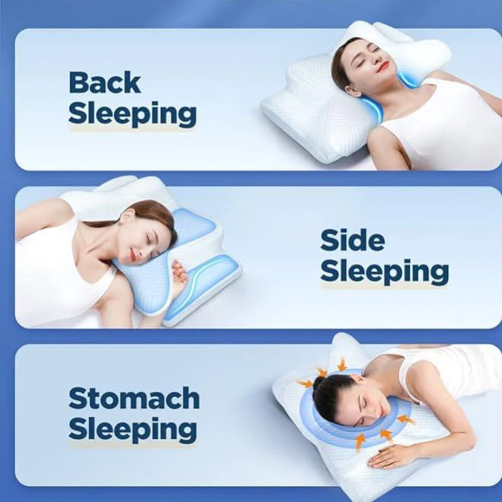 Maetiva | Cervical Pillow for Neck Pain Relief – Orthopedic Memory Foam Neck Support Pillow for Cervical, Shoulder & Back Alignment