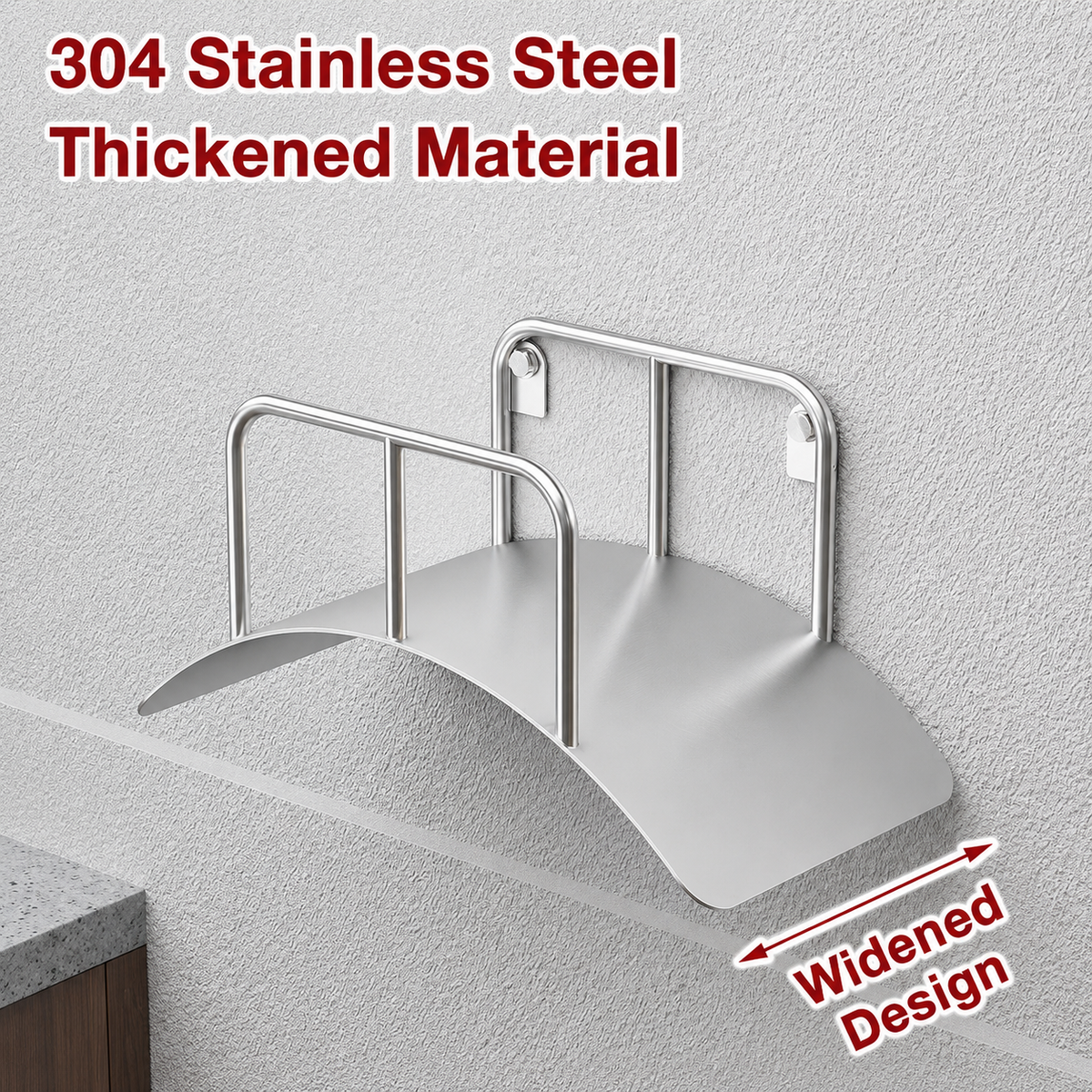304 Stainless Steel Wall Mounted Garden Hose Holder