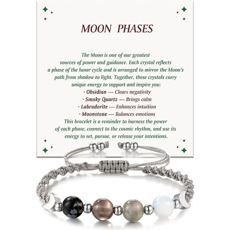 Moon Phase Crystal Bracelet