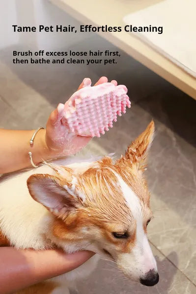 Maetiva Bath Brush — Soothing Rubber Shampoo Scrubber