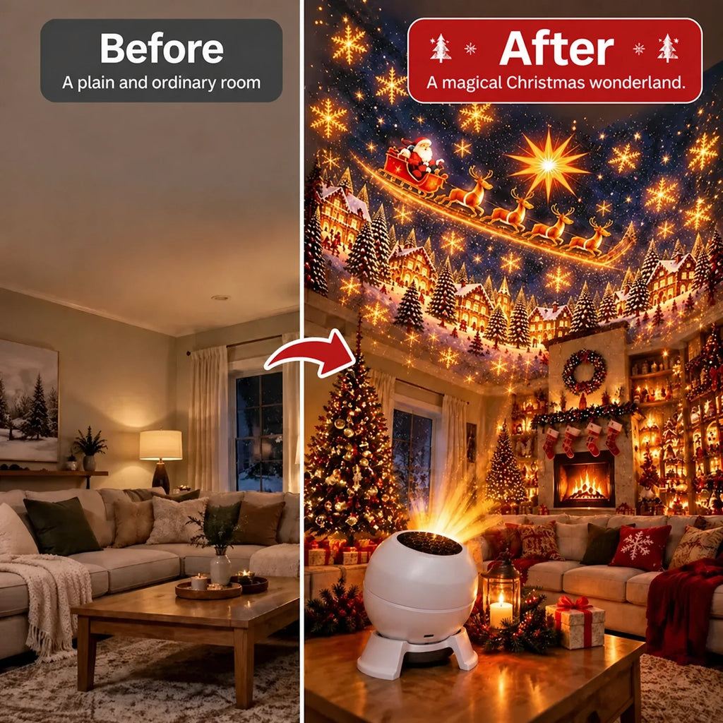 Turn Any Room Into a Christmas Wonderland – Holiday Projection Night Light