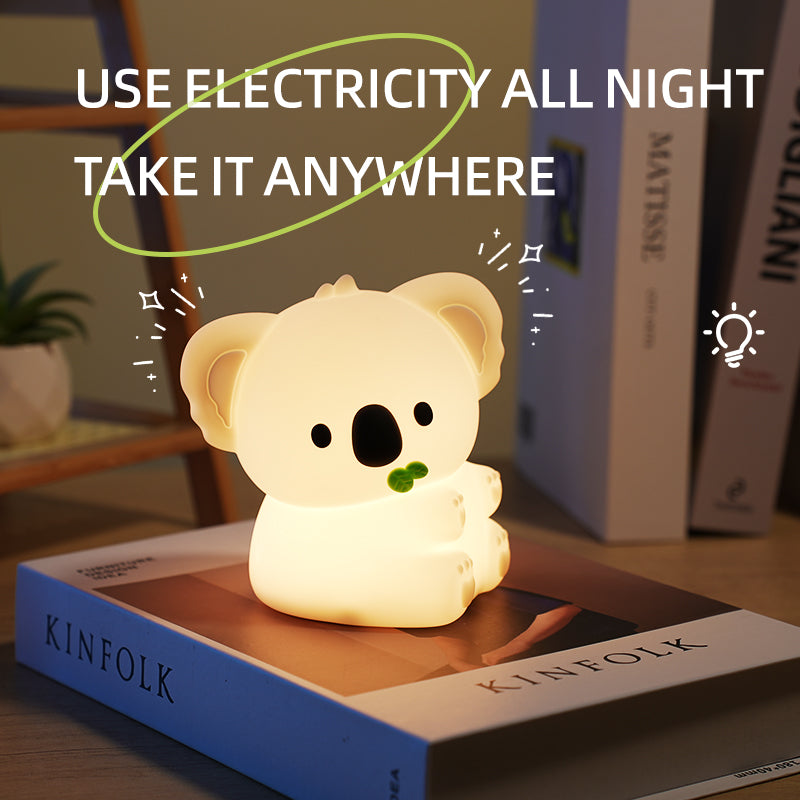 Maetiva® Squishy Silicone Koala LED Night Light - Perfect Gift for Kids and Girls
