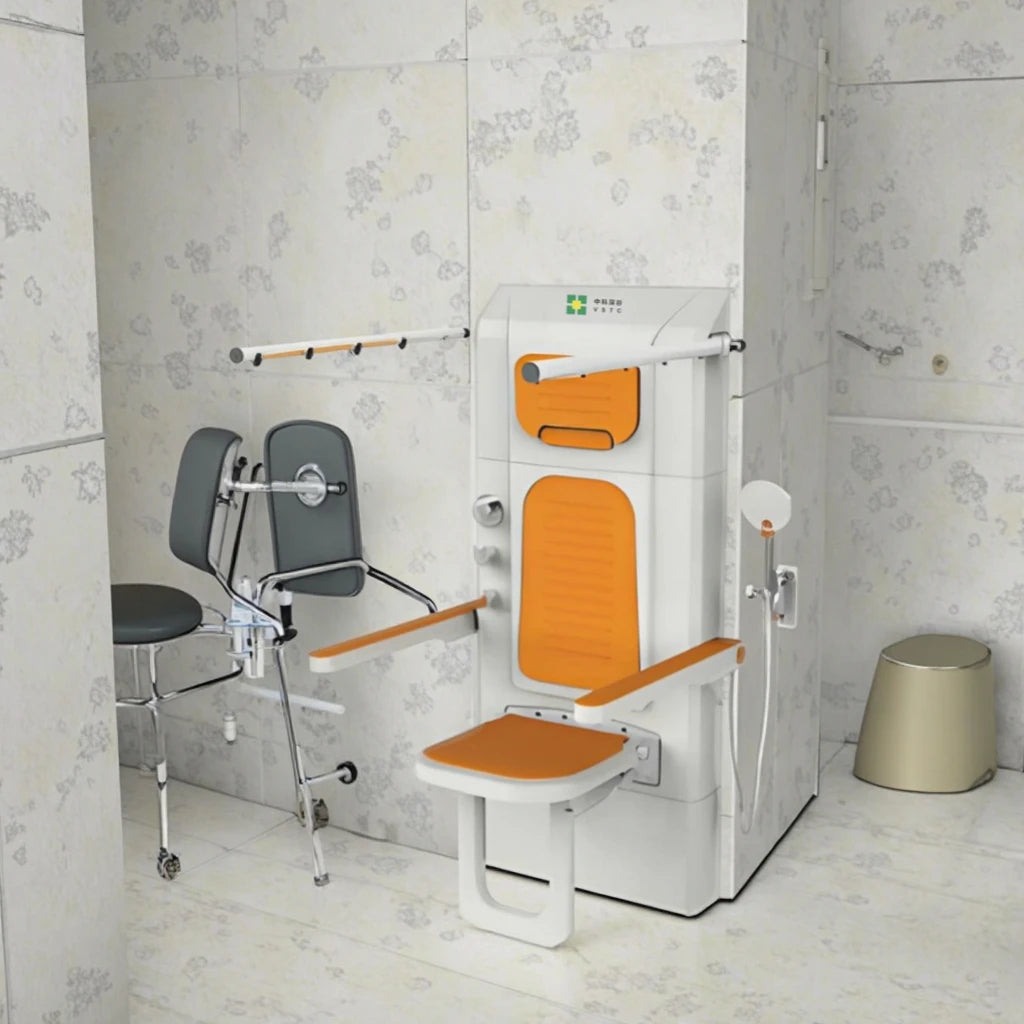 Assistive Bath Seating Multifunctional Foldable Elderly Shower Set