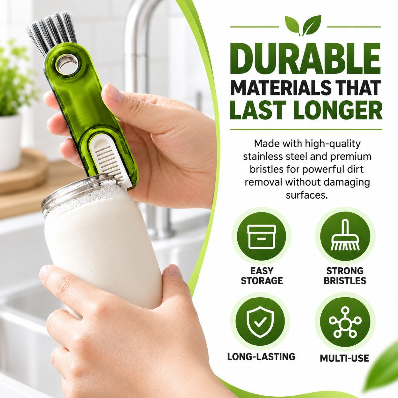 Multitrust 3 in 1 U Shaped Bottle Brush