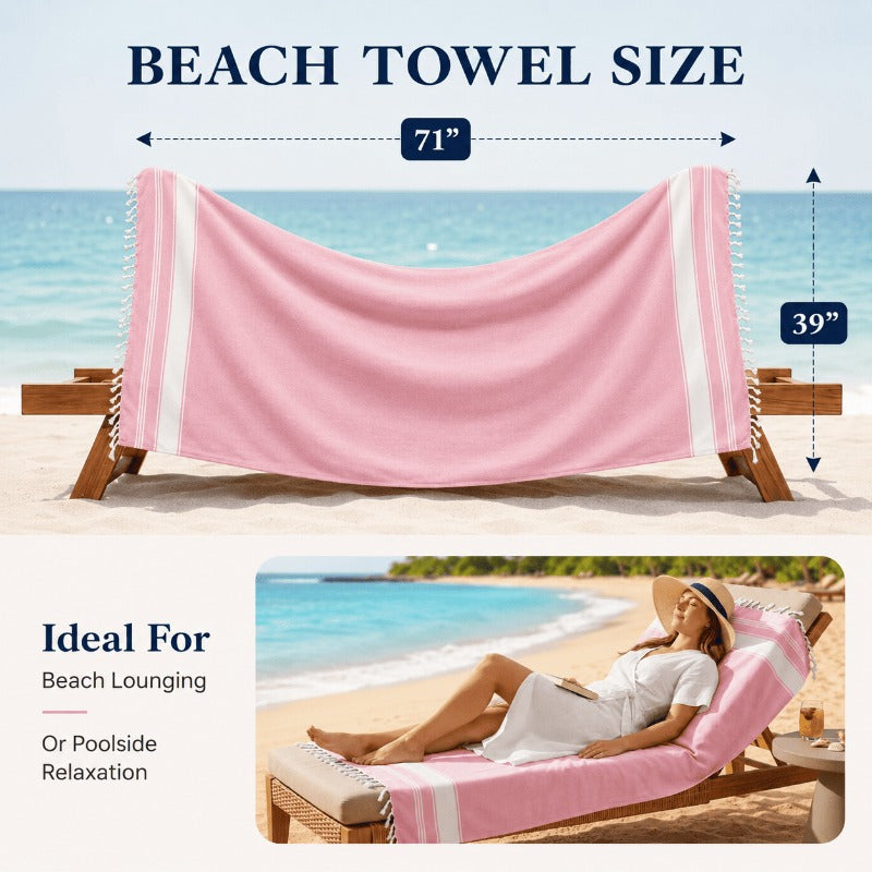 Sand-Free Turkish Beach Towel