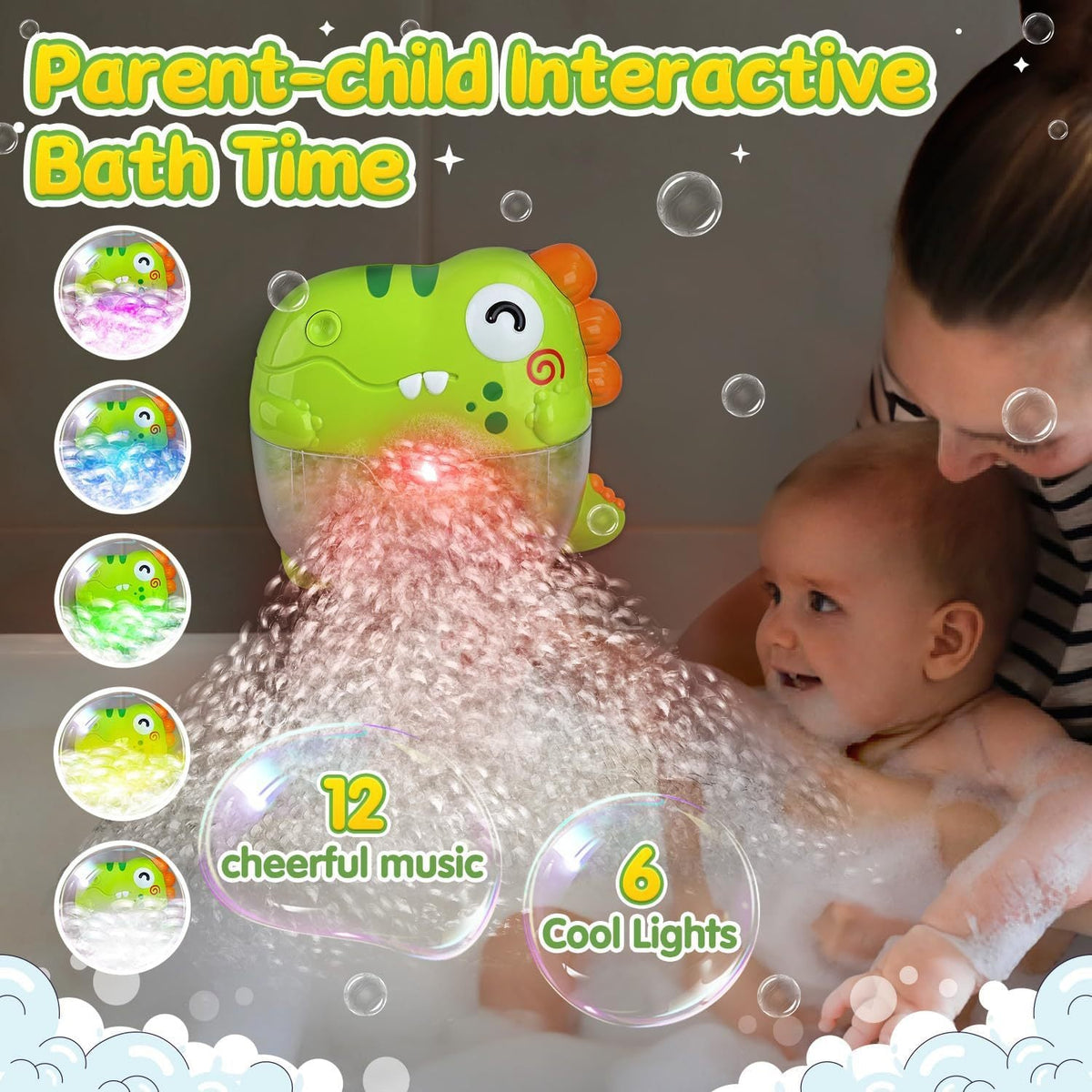 Dinosaur Bubble Bath Buddy