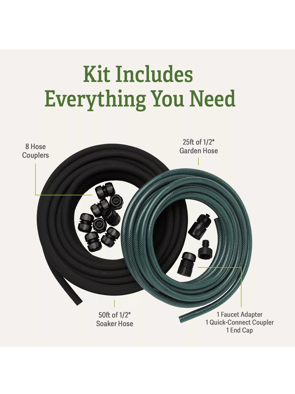 1Snip-n-Drip™ Soaker Hose System