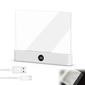 LED Book Reading Light — Portable, Rechargeable, Adjustable Brightness, Clip-On, Eye-Caring, Flexible Neck