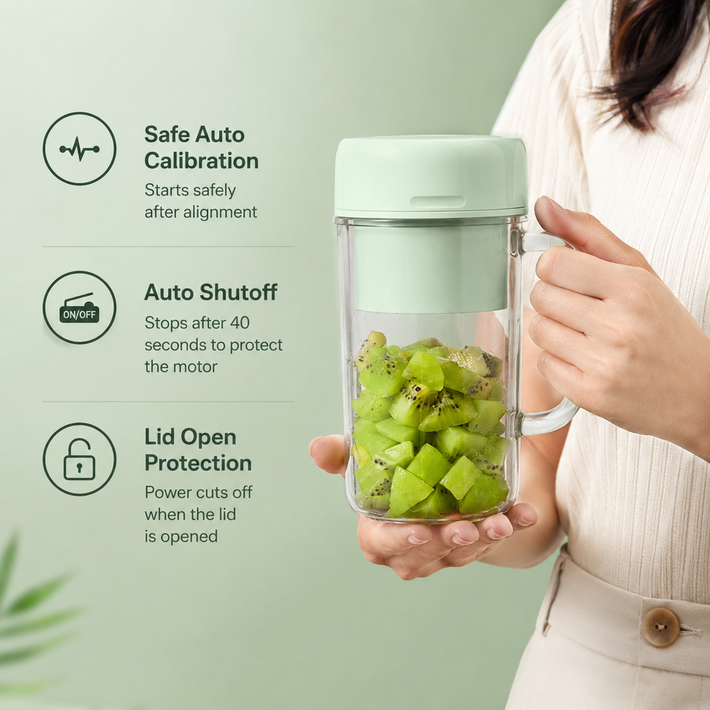 Modern Crush Blend Large Capacity Portable Juicer Cup