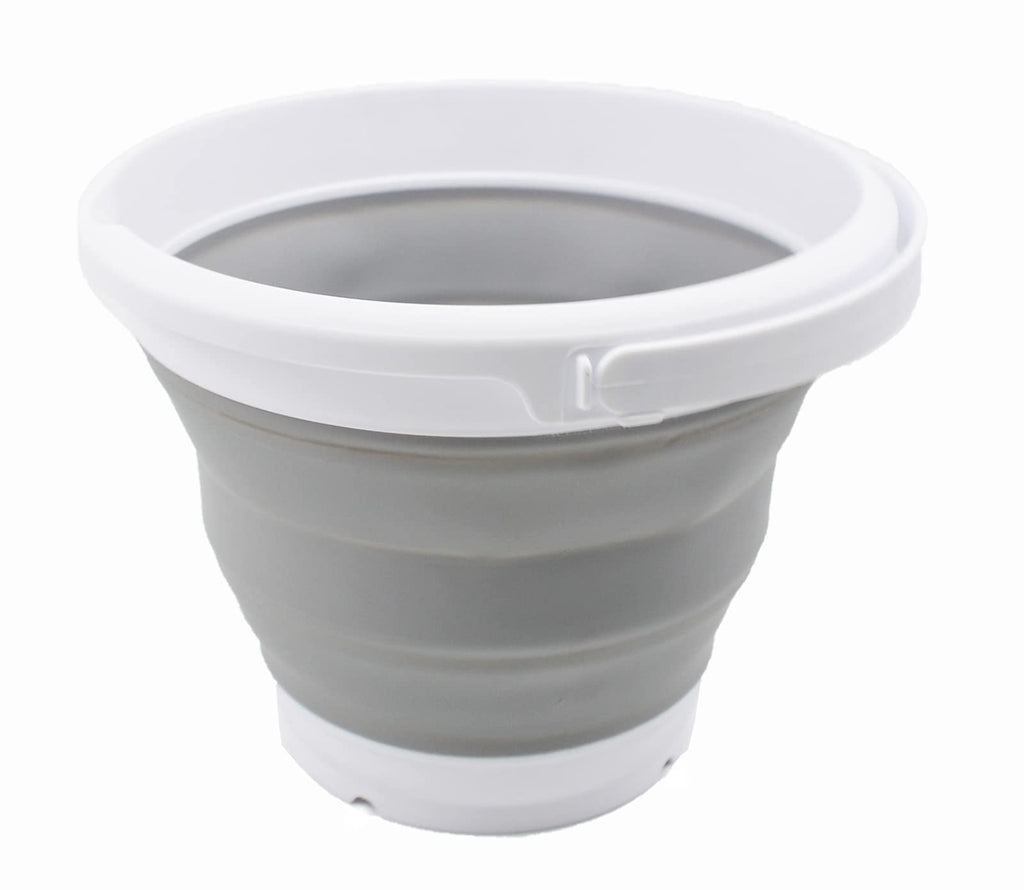 Collpasible Bucket (5.5L Collapsible Bucket (White/Grey))