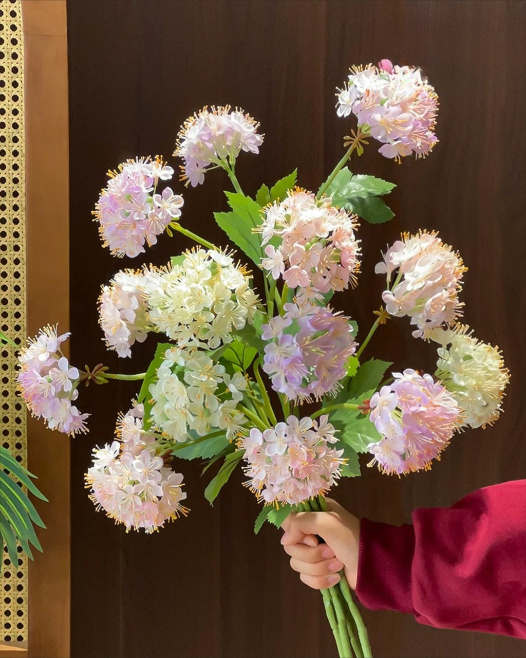 Pastel Whisper Hydrangea Faux Floral Bouquet