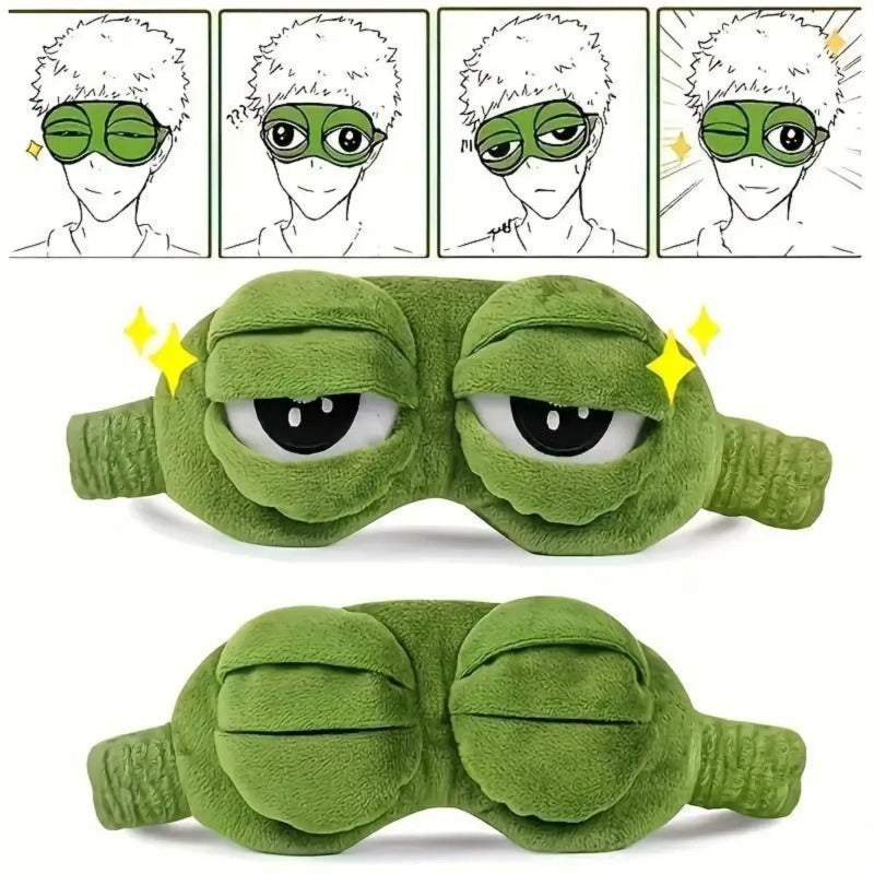 3D FROGGYSNAP - PLUSH SLEEP MASK