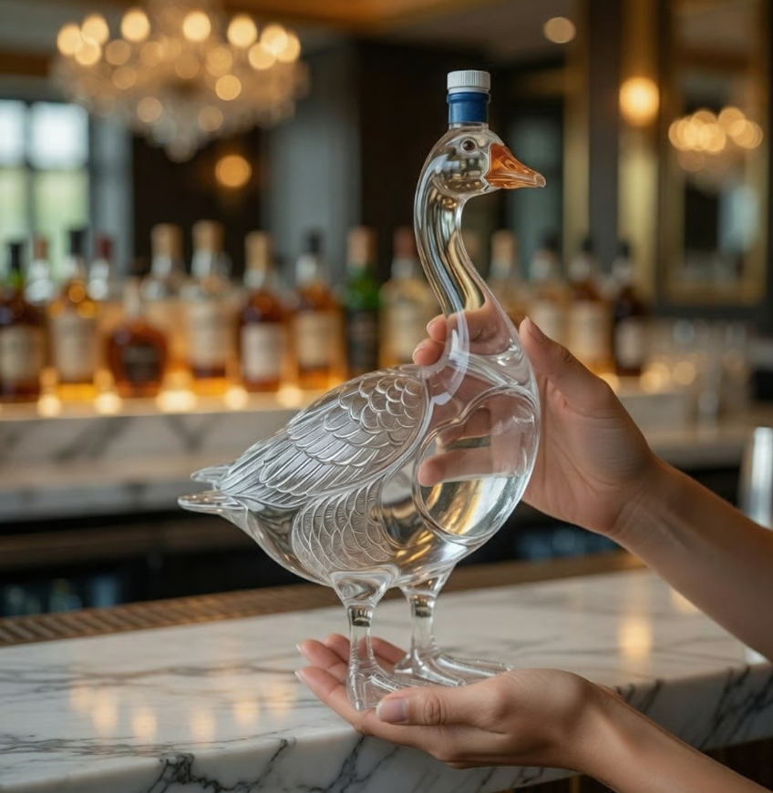 30th Anniversary 3D Sculpted Vodka Bottle