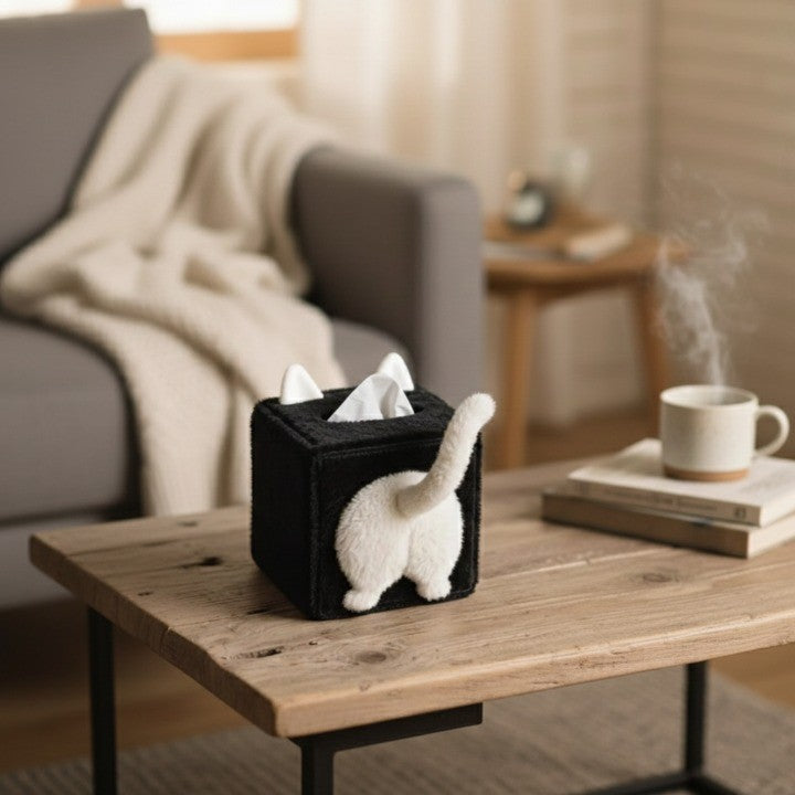 Cat Butt Quirky Tissue Box