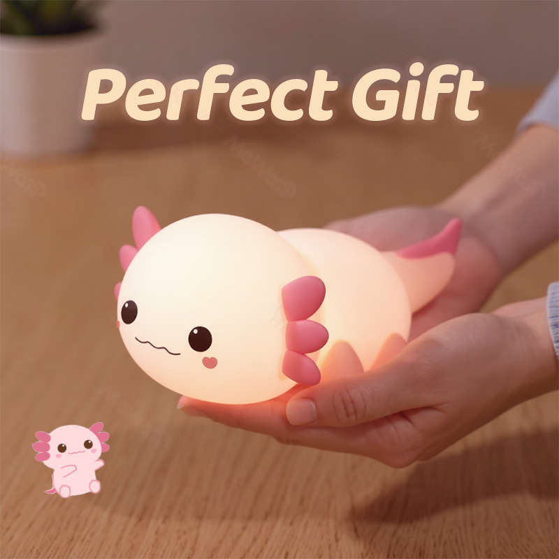 Maetiva® Axolotl Cute Squishy Night Light - Perfect Gift