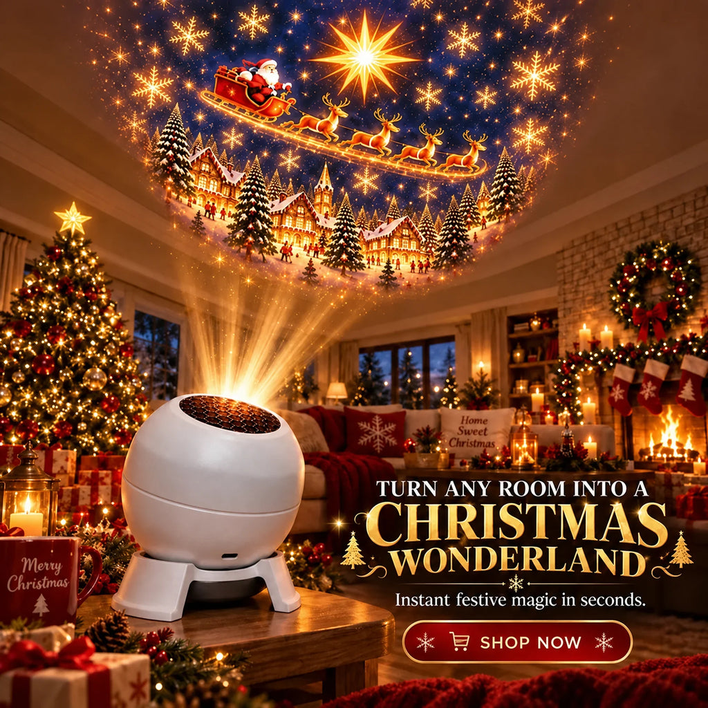 Turn Any Room Into a Christmas Wonderland – Holiday Projection Night Light