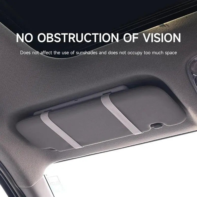 LED Car Sun Visor Mirror Light — Dimmable, Rechargeable, Touch Control, Portable, Universal Fit, USB Powered