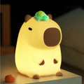 Maetiva® Capybara With Turtle LED Squishy Night Light For Gift USB Rechargeable Capybara Lamp
